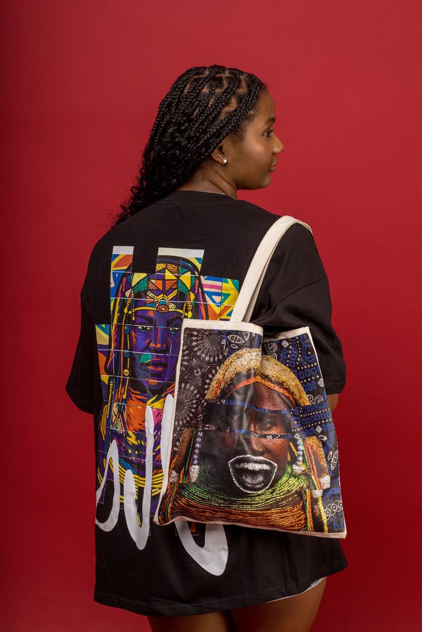 T-shirt Ove — Retrato Mosaico