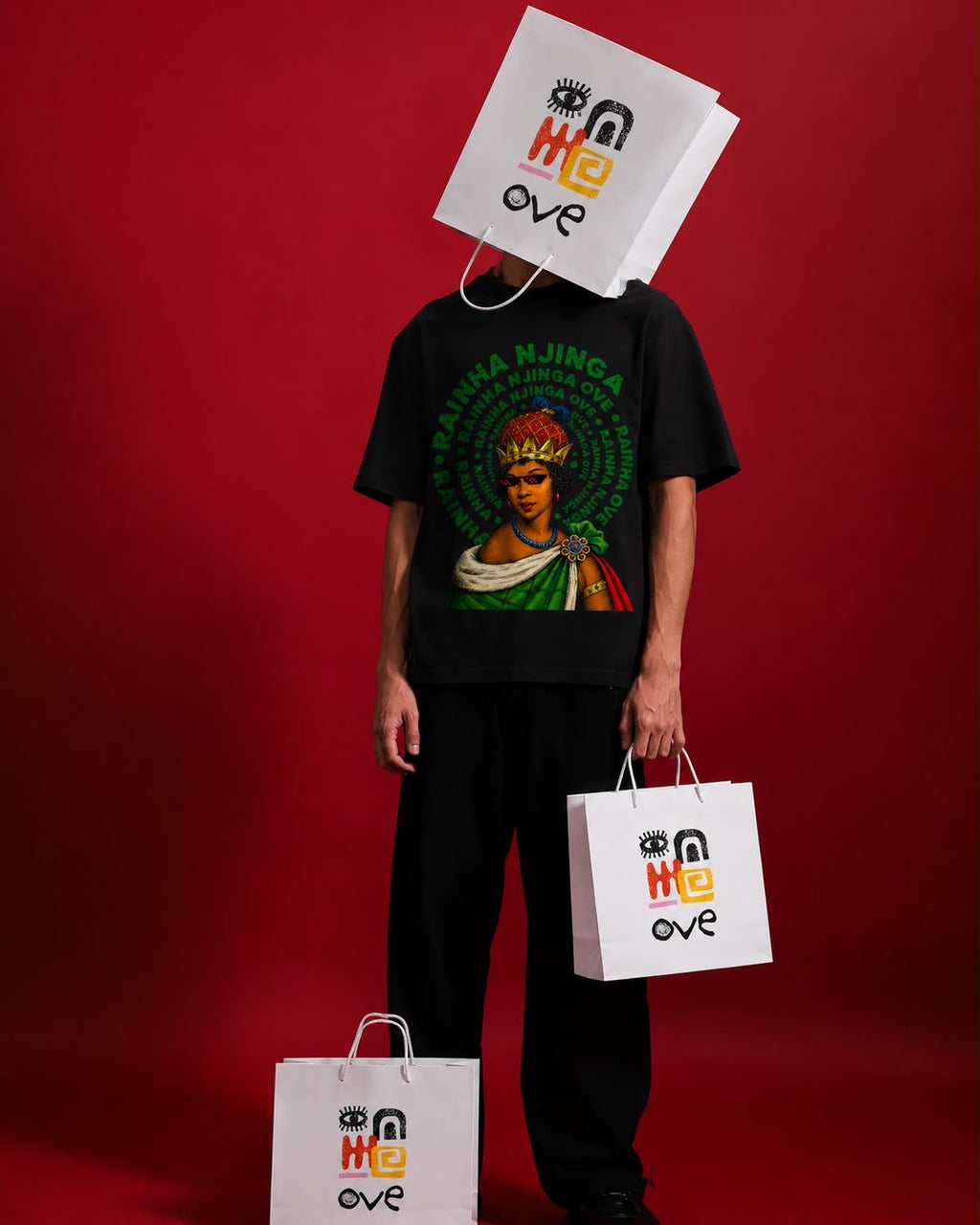 T-shirt Ove — Rainha Njinga