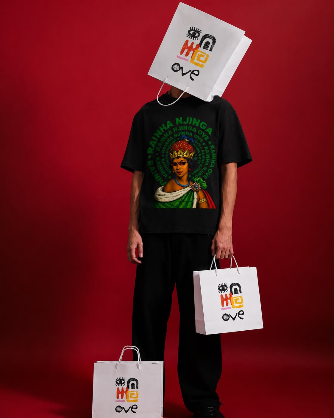 T-shirt Ove — Rainha Njinga