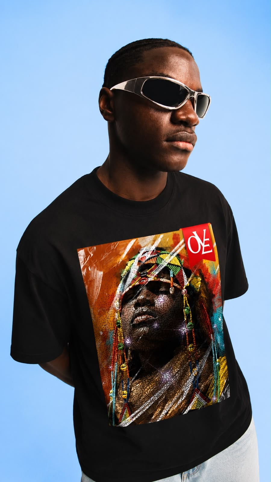 T-shirt Ove — Retrato com Contas