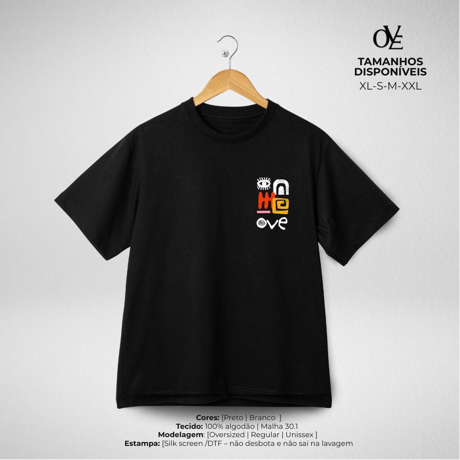 T-shirt Ove — Símbolos Coloridos
