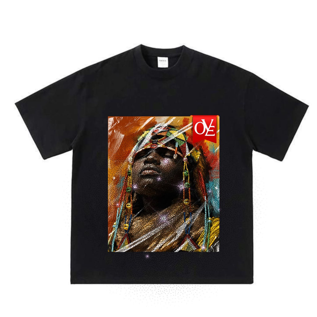 T-shirt Ove — Retrato com Contas